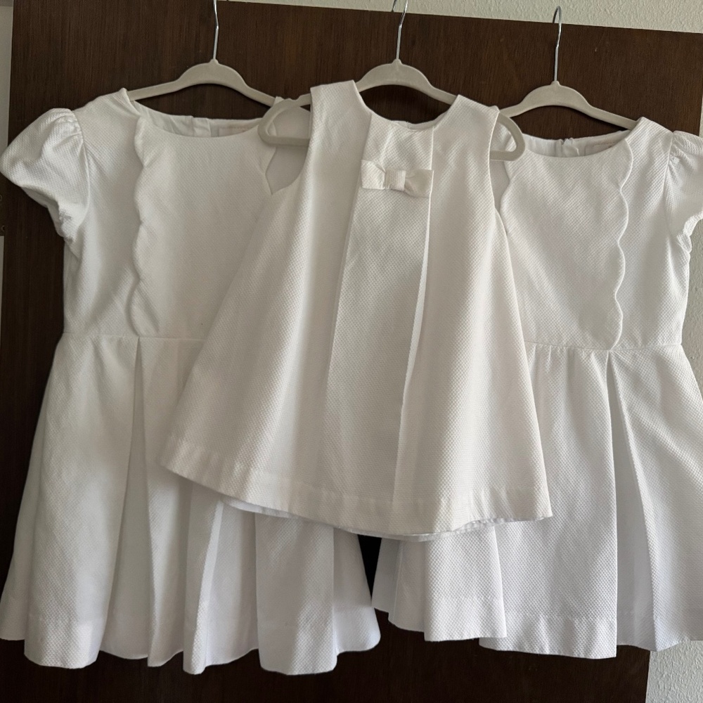 Exquisite White Jacadi Paris Dresses